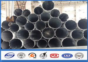 Quality Steel Q345 Gr50 Material Galvanized Substation Power Transmission Steel Pole wholesale