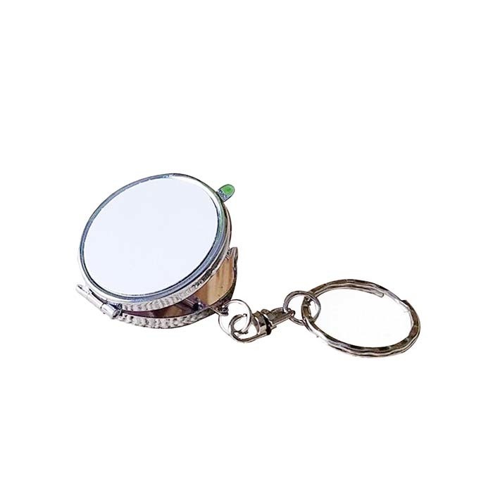 Blank Sublimation Keychain Mirror compact mirrors for sublimation printing