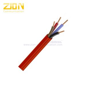 Quality Low Smoke PVC Jacket Fire Resistance Cable Unshielded 4 Core 0.75mm2 FRLS Level wholesale