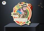 Carnival Medaillen Metal Award Medals Colors Filled With Woven Ribbon Varnish