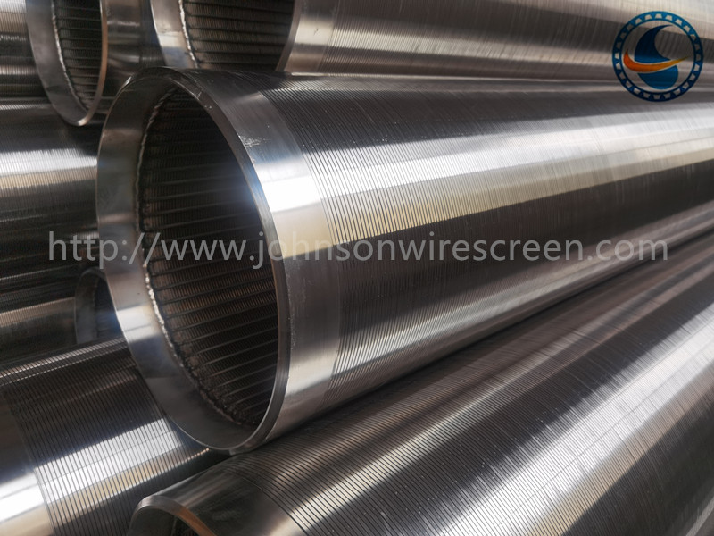 Low Carbon Galvanized Johnson Vee Wire Screen 8-5/8" 100 Bar Collapse Strength