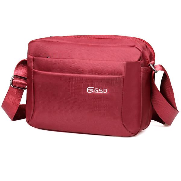 Casual Shoulder Messenger Bag Multi Pocket 4 Colors Waterproof Oxford Crossbody