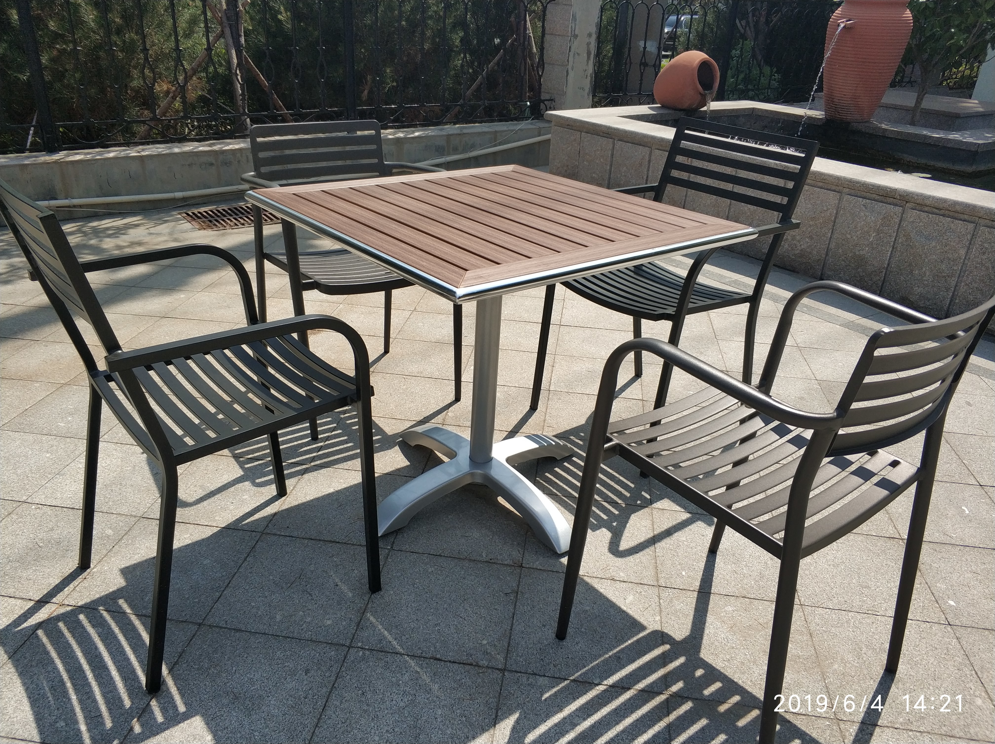 Powder Coating Finish Cast Iron Table Base Commercial Table Legs ISO9001