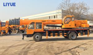 Quality 6 Ton Hydraulic Crane With Homemade Chassis And Hengli Hydraulic Valve wholesale