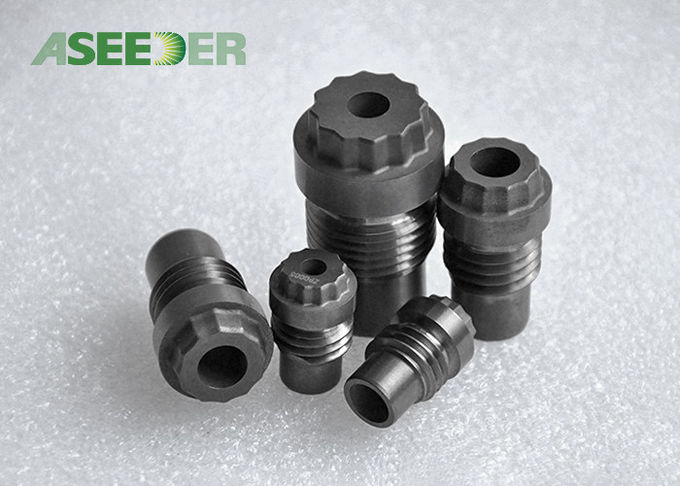 Solid Carbide Oil Spray Nozzle / Wet Blasting Nozzle Wear Resistance