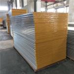 50mm greywhite outdoor decor rock wool sandwich walls panels for worker camp