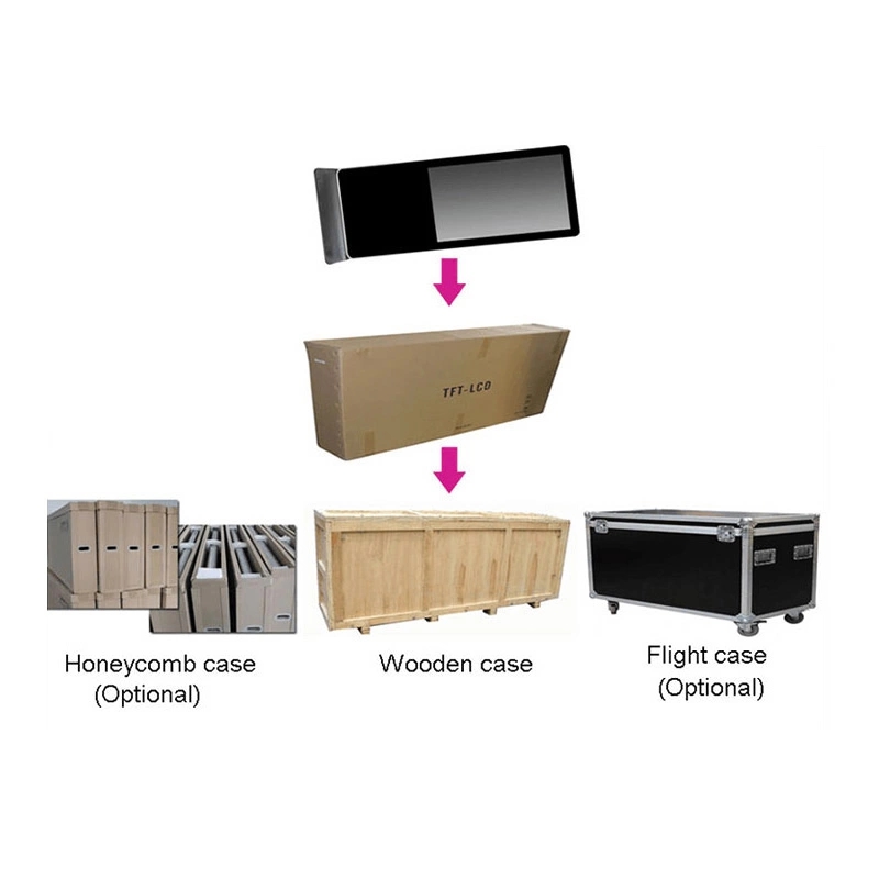 32 Inch Floor Standing Advertising LCD Digital Signage Media Player Outdoor 3000:1 Contrast Ratio