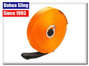 Quality Safety 4 Inch Jeep Tow Strap , Light Color Kinetic Recovery Strap Foldable wholesale