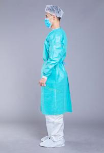 Quality Blue SMS Knit Cuff Collar 40g Surgical Disposable Gowns wholesale