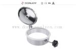 SS316L 450*100mm Round Manhole Cover Without Pressure For Tank