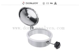 Quality SS316L 450*100mm Round Manhole Cover Without Pressure For Tank wholesale