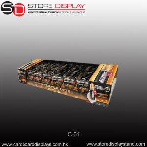 Quality battery counter display unit on the store table wholesale