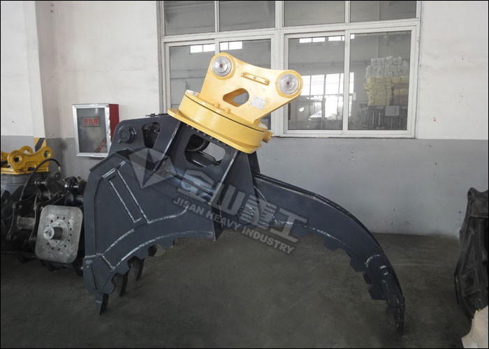 Hydraulic Power Excavator Clamp Bucket 360 Degree Rotary Fit Komatsu PC200 PC220