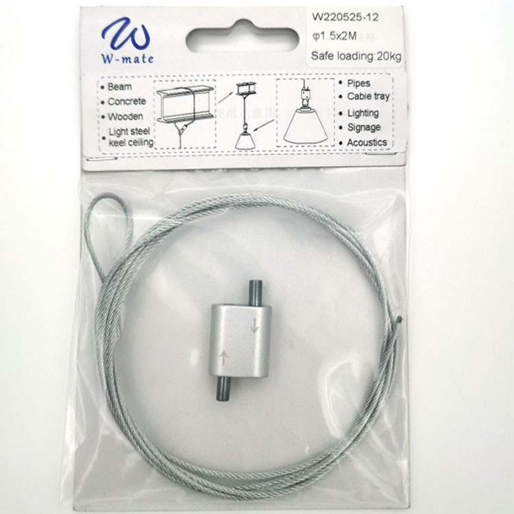 Zip Cable Looping Gripper With Snap Lock Catenary Lighting Trunking System