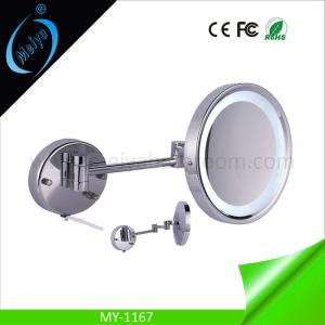 Quality wall mounted cosmetic mirror with LED light wholesale