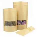 Cylinder Printing Stand Up Brown Paper k Bags