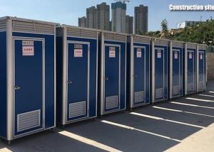 Quality Waterproof Shutter Exhaust Fan Portable Temporary Toilet Cabin wholesale
