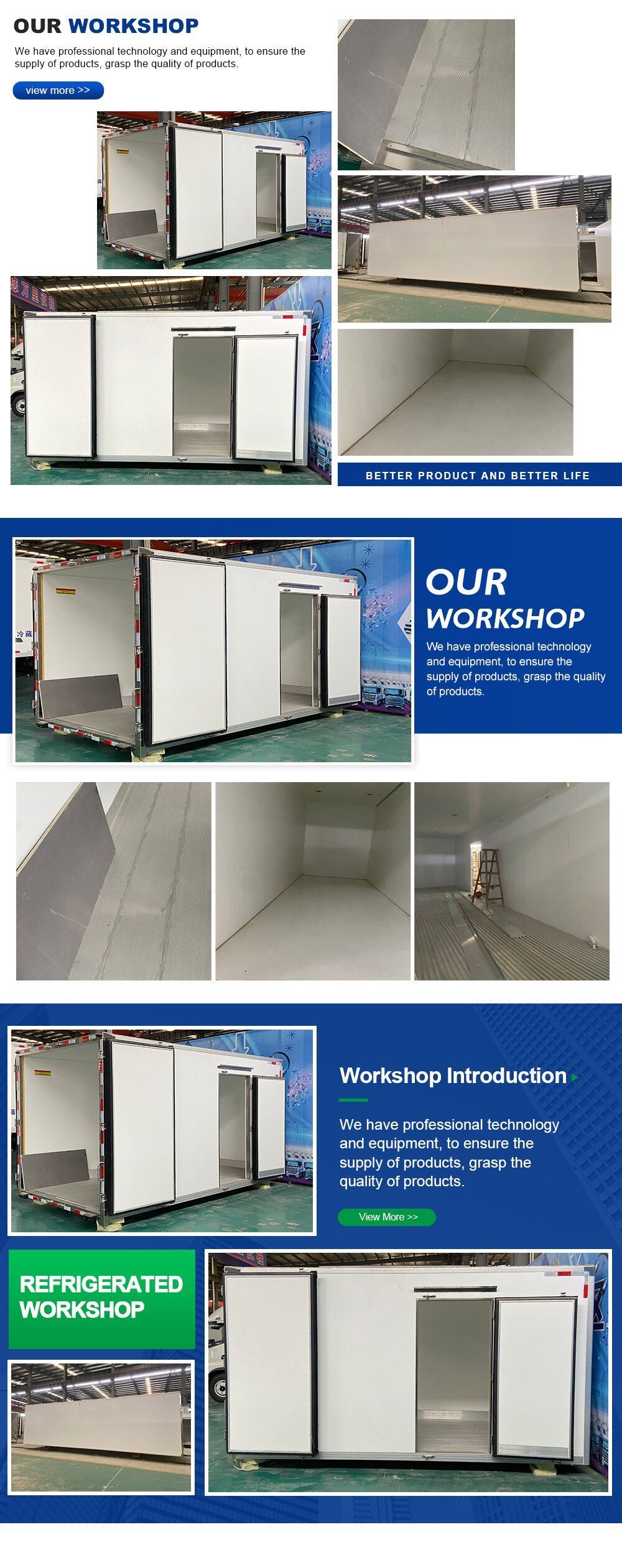 10 Wheels 10tons Refrigerator Truck Freezer Insulation Truck Refrigerated Customization