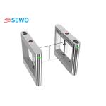304 Stainless Steel Swing Barrier Gates Fully Automatic Security Gate Office