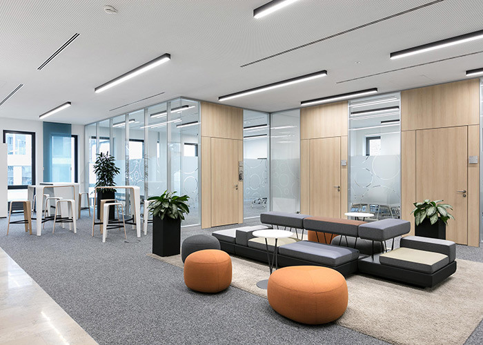 Office Partition Walls Redefining Workspace Design For Modern 108mm Thickness Frameless Or Framed
