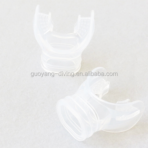 Customized Scuba Diving Accessories Clear Black Silicone Mouthpieces