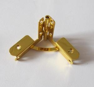 Quality High Quality Metal Golden Color Quadrant Hinge For Cigarette Box wholesale