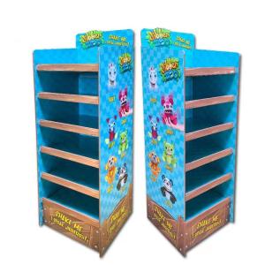 Quality Corrugated Toy Display Rack For Supermarket Multipurpose Recyclable wholesale
