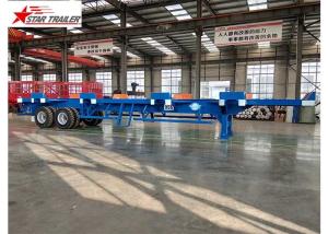 Quality Terminal Yard Blue Semi Trailer Truck High Strength And Strong Bearing Capacity wholesale