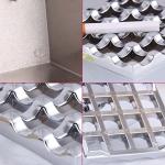 Novelty 16 Grids Stainless Steel Square Cigarette Ashtray