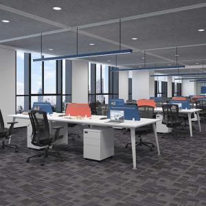 Quality White Modern Office 2 4 6 Person Cubicle Office Workstation Desk wholesale