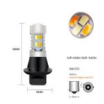 5630 20SMD Led Turn Signal Bulbs Double Color 7440 T20 BA15S 1156 BAU15S