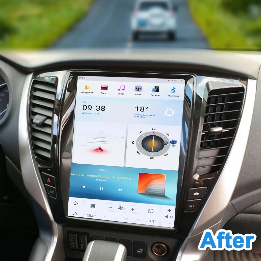 Android 13 Touch Screen Car DVD Player 12.1" For Mitsubishi Pajero 2020+