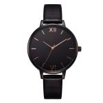 Marbled Unscaled Women Leather Watch 30m Waterproof 182mm Strap
