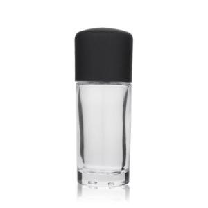 Quality Black Cap Liquid Foundation Glass Bottle Transparent 30ml wholesale