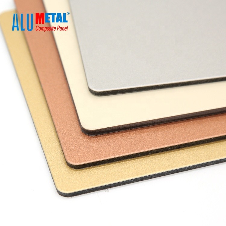 3mm ACM 1250mm Interior Aluminum Composite Panel Cladding Panels LDPE Fireproof