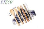 Outdoor portable bamboo tableware set knife fork spoon environmental protection