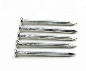 Quality White Silver Steel Concrete Nails Straight 6 Inch 45#/55# Carbon Steel wholesale