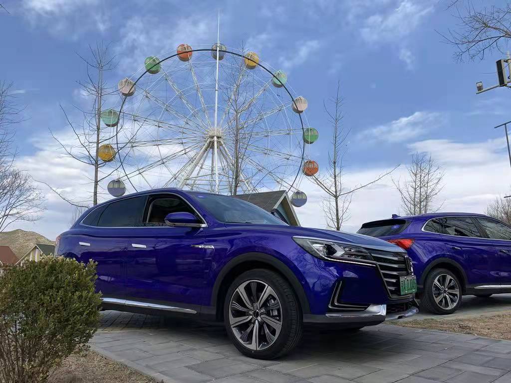 186PS 5 Seats SUV Front Driving 2024 ROEWE Marvel X Smart Sensor Control Electric Car with 403KM Range and ABS ESC Vehicle