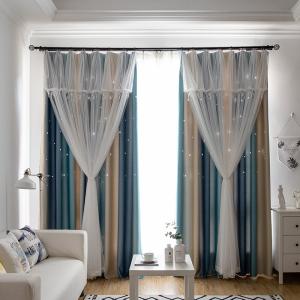 Quality Thermal Insulation Polyester Curtain Fabric 90% Window Blackout Shade Fabric Cloth wholesale