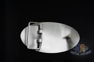 Quality Zinc Alloy / Pewter Custom Made Buckles / Mirosoft Belt Buckle with Antique Nickel Plating for Awards wholesale
