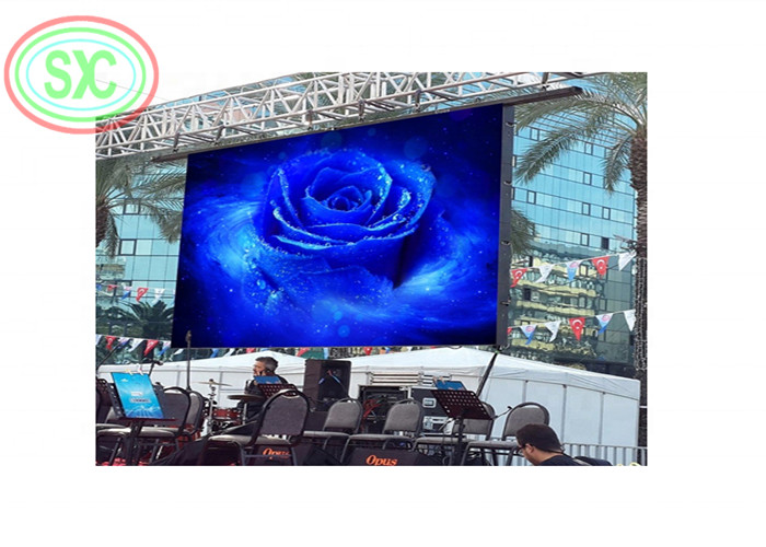Waterproof IP65 Rental LED Display P4.81 500 x500 mm cabinet Advertising Screens Brightness 6500 Nits