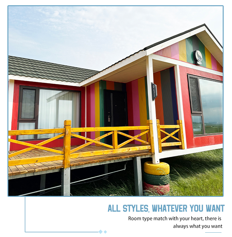 Quick Assembly Detachable Container Prefab House Sustainable Bedrooms for Holiday Home