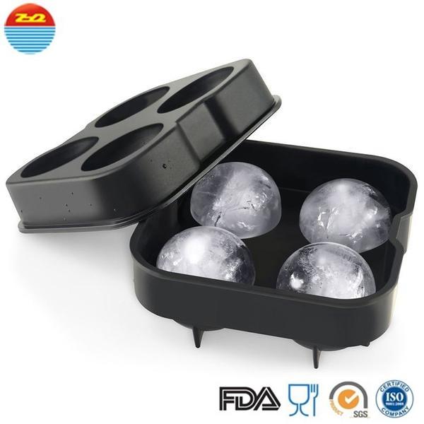4-ice ball large wholesale personalized make your own custom silicone ice cube