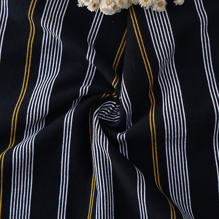 Healthy Soft And Good Texture And Comfortable Striped Knit Fabric For T-Shirt