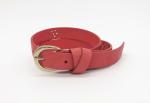 Cutout Flower Handcrafted Leather Belts , Kids Fashion Belts With Zinc Alloy