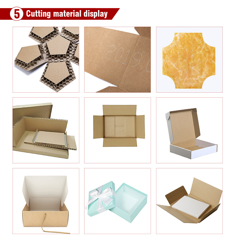 Digital Servo Motor Carton Making Machine Sample Packing Cutting