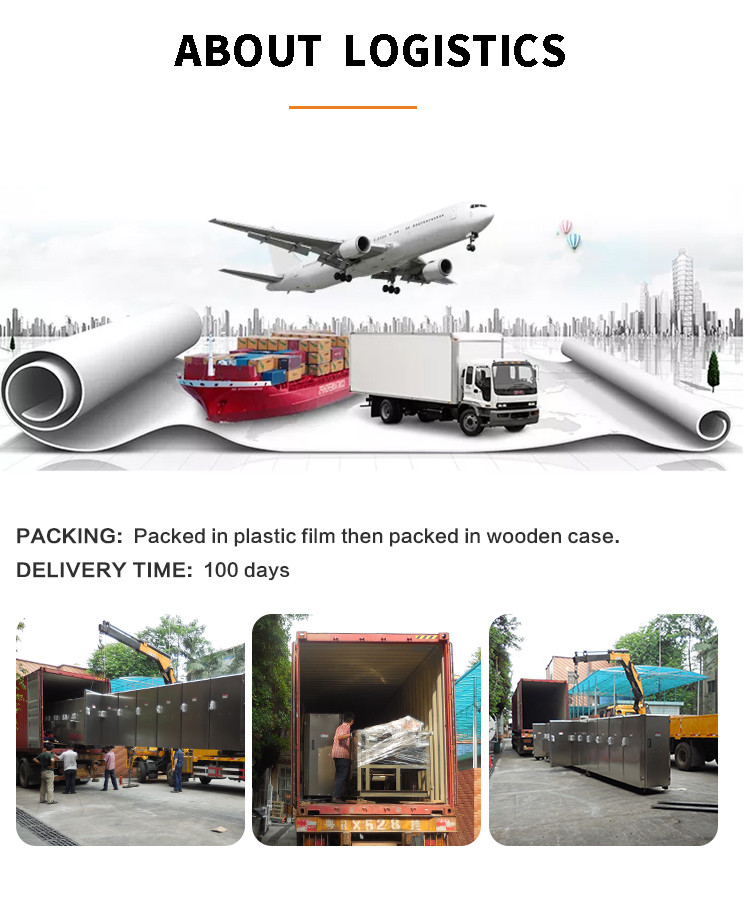Inline Cooling Conveyor, Stainless Steel, Adjustable Speed With Cooling Fan.