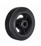 4 inch heavy duty rubber wheels iron casters rubber caster