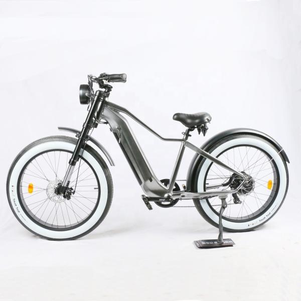 Integrated Battery Beach Cruiser Electric Bike 26 Inch 48V 750W MTB Ebike For