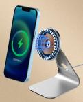 Custom Logo Anti Skid Wireless Charger Corporate Gift Aluminum Alloy Stand For